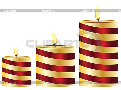 Glowing Candles Set | Stock Vector Graphics |ID 5430605