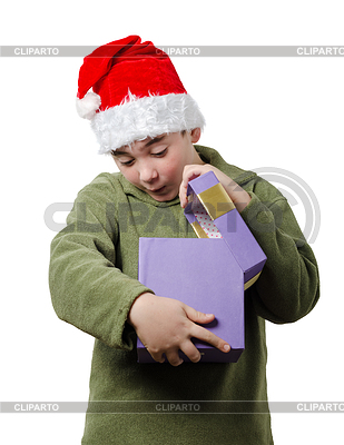 Boy with gift | High resolution stock photo |ID 4679953