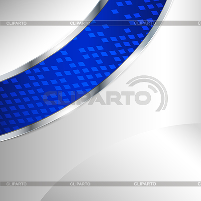 Fondo metálico abstracto con elemento azul | Ilustración vectorial de stock |ID 4692436