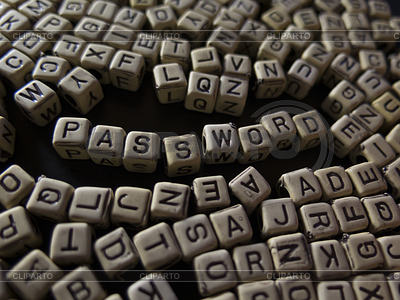 Cubes with letters on black background, with word | High resolution stock photo |ID 5620745