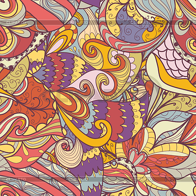 Textura abstracto inconsútil a mano | Ilustración vectorial de stock |ID 4801569