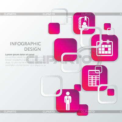 Plantilla de infografía | Ilustración vectorial de stock |ID 4803600