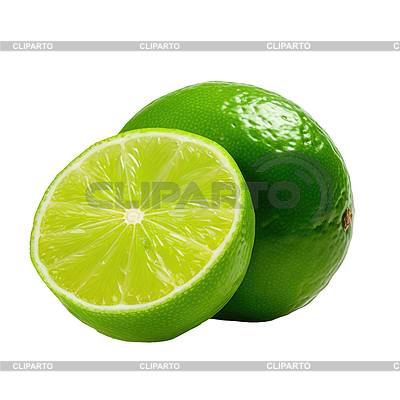 Lima fresca natural. Cortar lima verde sobre fondo. | Foto de alta resolución |ID 7507052