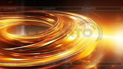 Anillo de oro abstracto | Ilustración de alta resolución |ID 7528801