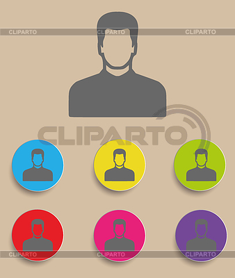 Icono del hombre | Ilustración vectorial de stock |ID 4903526