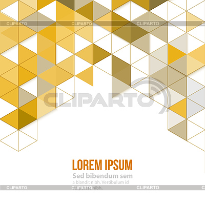 Abstract polygonal triangles poster | Stock Vector Graphics |ID 4946128