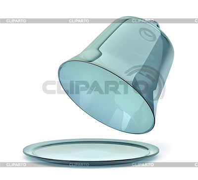 Cloche из синего стекла | Иллюстрация большого размера |ID 7141377