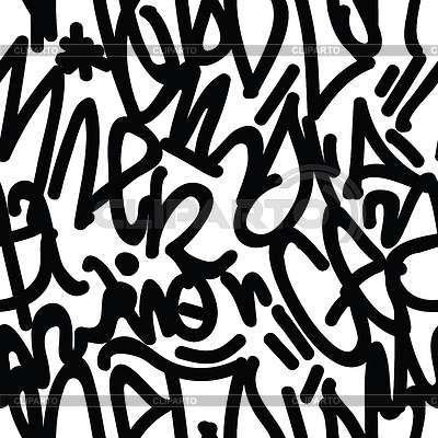 Graffiti-Kunst nahtlose Muster | Stock Vektorgrafik |ID 6122261